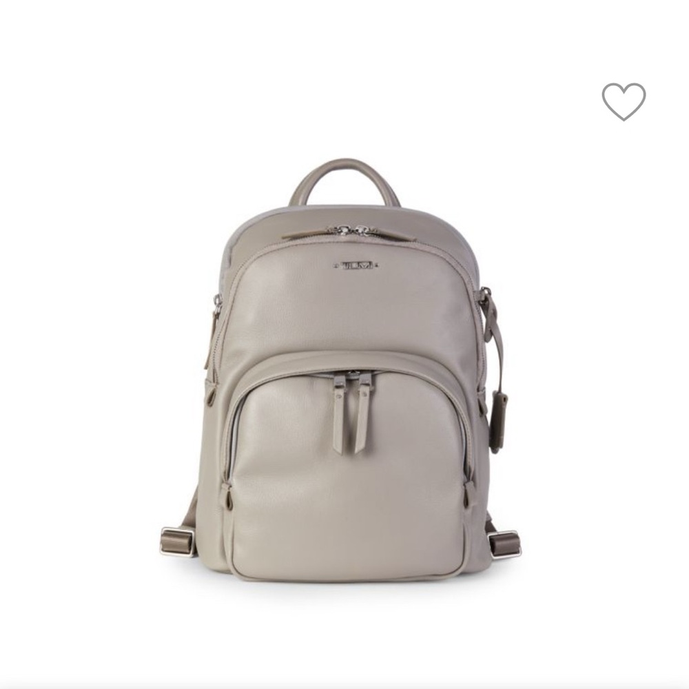 Tumi Gray Backpack Full Leather - image 1